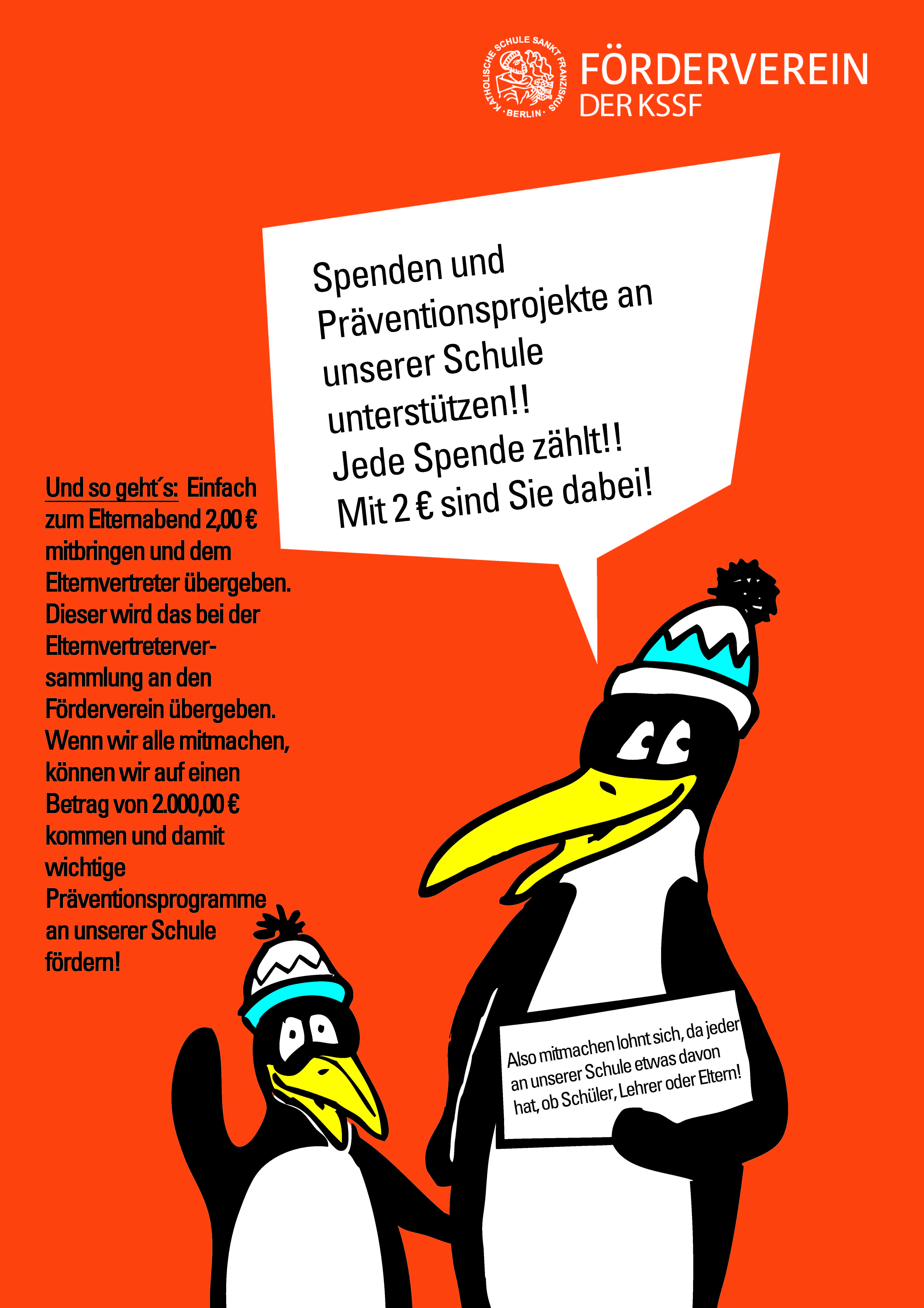 Spenden und Präventionsprojekte